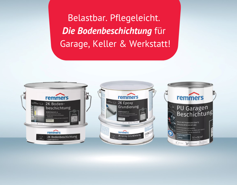 Robuste und pflegeleichte Bodenbeschichtung für Garage, Keller, Werkstatt im Landkreis Kronach und Coburg